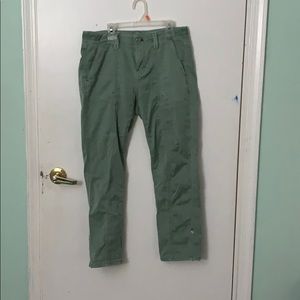 Olive green cargo pants